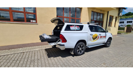 Montare hardtop, troliu, suport troliu, deflector capota Toyota Hilux 2017