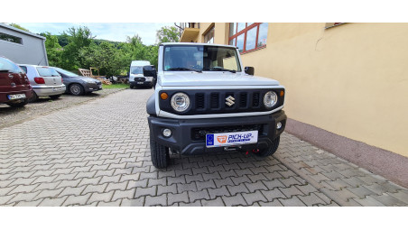 Bike rack, winch, winch plate installed on Suzuki Jimny 2020