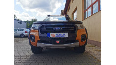 Montare aparatori aripi, troliu-suport troliu, deflector capota si geam pe Ford Ranger 2020