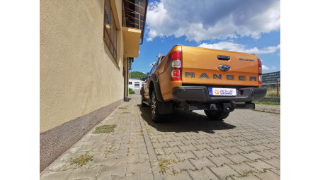 Montare aparatori aripi, troliu-suport troliu, deflector capota si geam pe Ford Ranger 2020