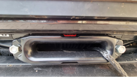 Winch, winch plate installed on Ford Ranger Wildtrak 2017