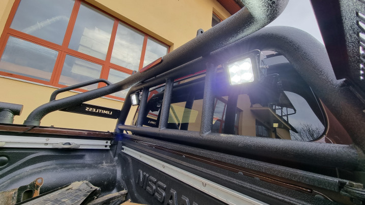 Rollbar, winch, bullbar, side steps installed on Nissan Navara NP300 2019