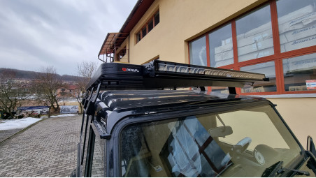 Montare Roof-Rack und Led Bar pe Landrover Defender