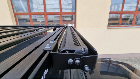 Roof-Rack, Led Bar installed on Landrover Defender