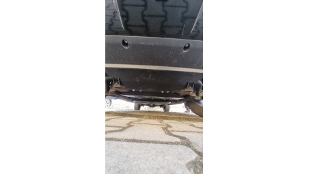 Bed liner, snorkel, hood guard, skid plates installed on Nissan Navara Np300