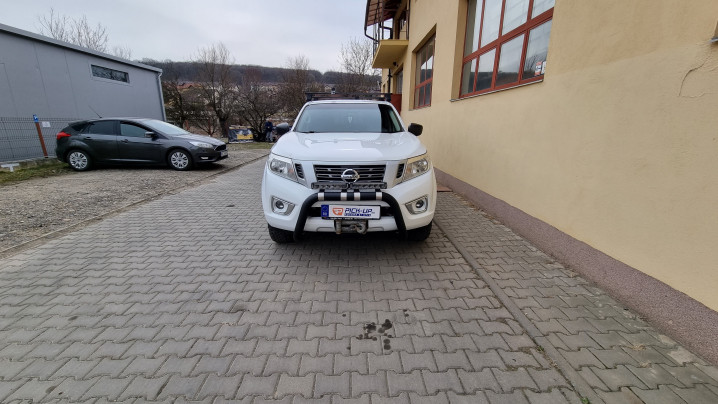 Bed liner.bullbar, skid plates, spot lights installed on Nissan Navara NP300