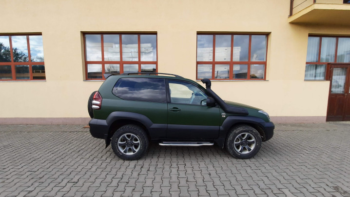 Montare snorkel, bullbar, troliu-suport troliu, smitturi pe Toyota LC120