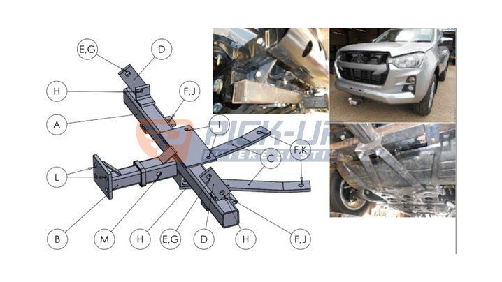SUPORT PLUG ZAPADA WAT ISUZU DMAX 2020+