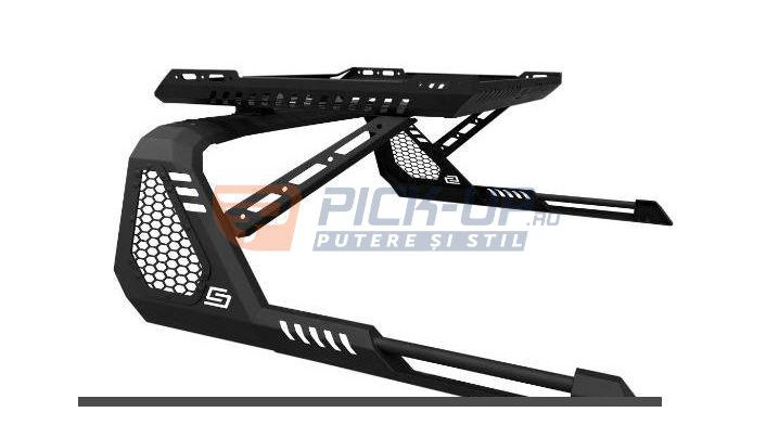 ROLLBAR RULOU CU ROOFRACK NEGRU TOYOTA HILUX 2020+