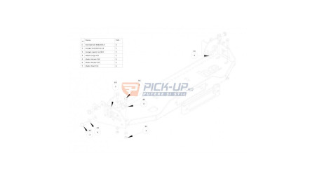 Suport troliu Toyota Land Cruiser 150 2016 HEC WM