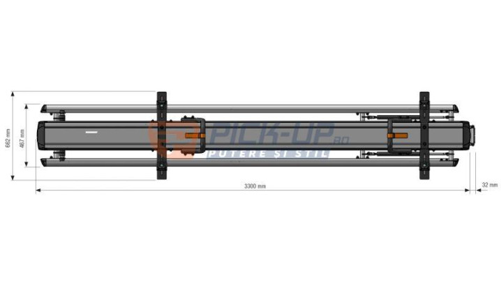 LADDER RACK SLIDING GEN HARRIER 2000