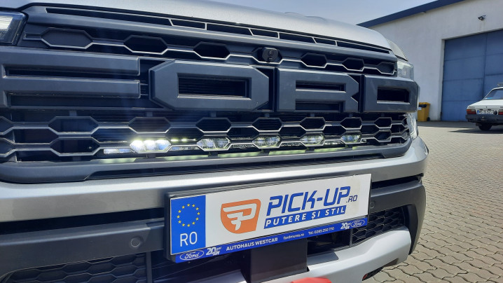 Montare troliu, suport troliu, scut, reflectoare pe Ford Ranger Raptor 2023