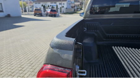 Bed liner, rail guard, hood guard installed on Toyota HIlux 2023
