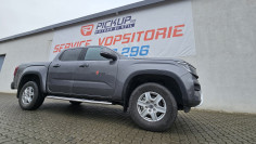 Bed liner, roll cover, side steps installed on Volkswagen Amarok 2023 2