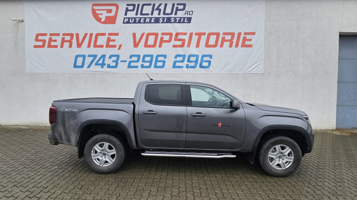 Montare capitonaj bena, rulou bena si prag lateral pe Volkswagen Amarok 2023