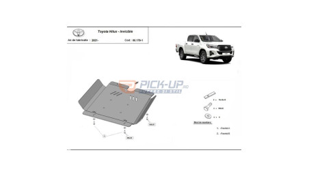 GEARBOX SHIELD 00.179-1 TOYOTA HILUX 2015+