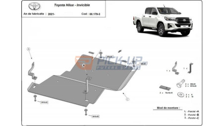 SCUT DIFERENTIAL 00.179-3 TOYOTA HILUX 2021-