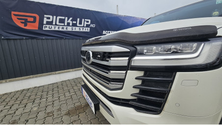 Hood guard, spot light installed on Toyota Land Cruiser 