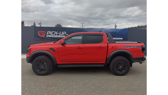 Montare troliu, suport troliu, deflector capota si geam pe Ford Ranger Raptor 2022