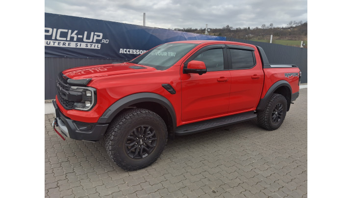 Montare troliu, suport troliu, deflector capota si geam pe Ford Ranger Raptor 2022