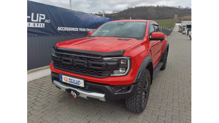 Montare troliu, suport troliu, deflector capota si geam pe Ford Ranger Raptor 2022