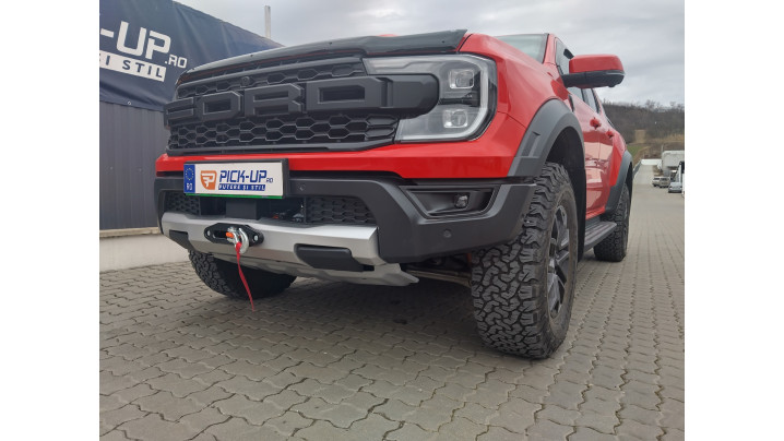 Montare troliu, suport troliu, deflector capota si geam pe Ford Ranger Raptor 2022