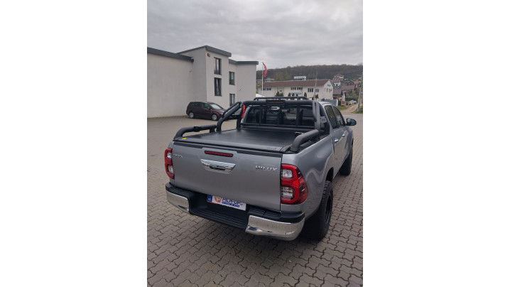 Montare capitonaj, troliu, suport troliu, rollbar, protectie margine bena pe Toyota Hilux 2022