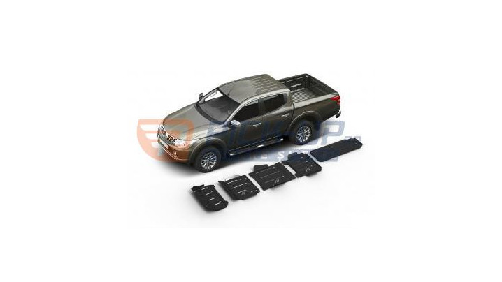 SET SCUTURI ALUMINIU 4MM RIV MITSUBISHI L200 2015+