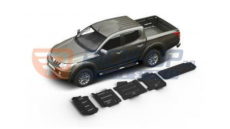 SET SCUTURI ALUMINIU 4MM RIV MITSUBISHI L200 2015+