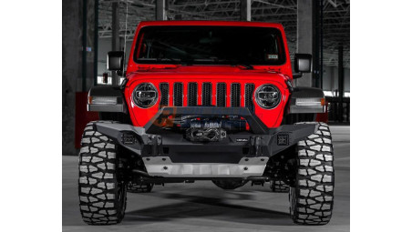 BULLBAR ALUMINIU CU REFLECTOARE LED JEE WRANGLER JK/JL 2007+