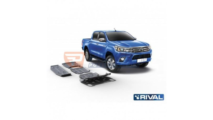 Aluminum shield set Toyota Hilux 2018 RIV COMPLETE SHIELD