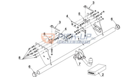 Tow hook Mitsubishi L200 2016 AUG CR Tow hook Mitsubishi L200 2016 AUG CR