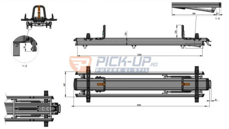 SLIDING LADDER SUPPORT GEN HARRIER 2000