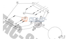 CARLIG DE REMORCARE AUG VOLKSWAGEN SHARAN 2000-2010