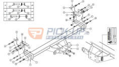 TOWING HOOK AGS 100100 ISUZU D-MAX 2019+