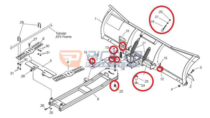 KIT MONTAJ PLUG ZAPADA MEY PATH PRO