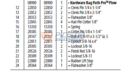 MEY PATH PRO SNOW PLOW ASSEMBLY KIT