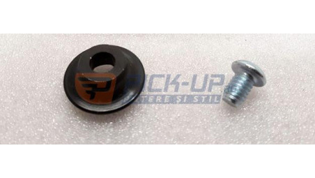 SCREW FOR FIXING SYNTHETIC CABLE ON THE REEL