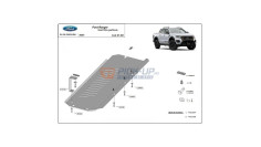 Schutzplatte EGR Ford Ranger 2020 SCP SCHUTZPLATTEEGR 2