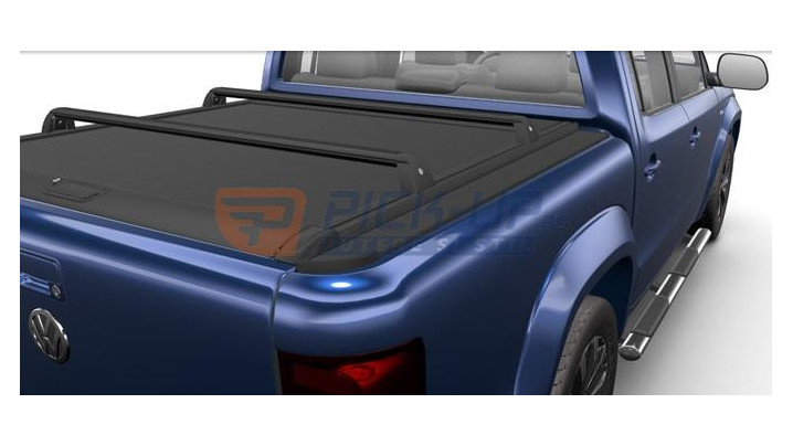 BLACK CROSS BAR ROLL COVER   MT VOLKSWAGEN AMAROK 2016+
