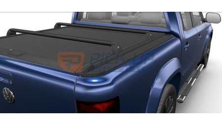 BLACK CROSS BAR ROLL COVER   MT VOLKSWAGEN AMAROK 2016+