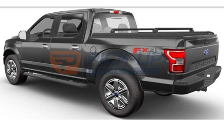BLACK CROSS BARS ROLL COVER EVO MT CCEFO15FB01 FORD F150 2015+