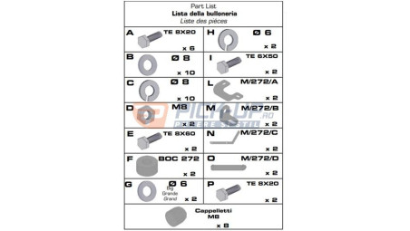 KIT DE PRINDERE BULLBAR MED 272 DAC DUSTER 2010-2017