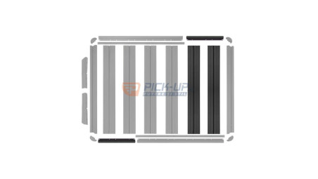 RIV MODULAR ALUMINUM ROOF RACK TOYOTA LC150 2010+