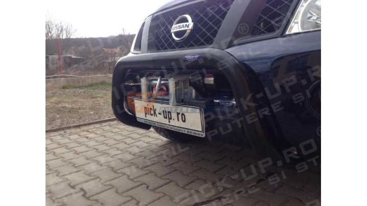 BULLBAR MED 167  NEGRU NISSAN NAVARA