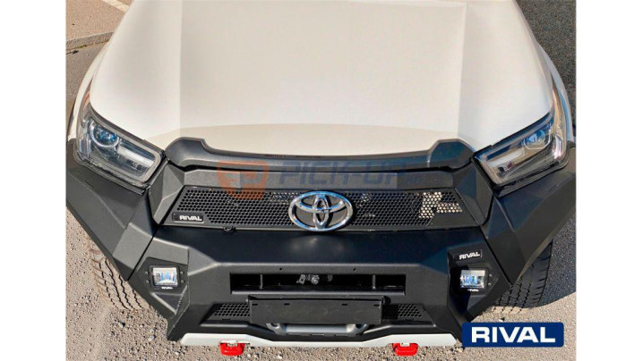 BULLBAR ALUMINIU CU REFLECTOARE LED TOYOTA HILUX 2020+