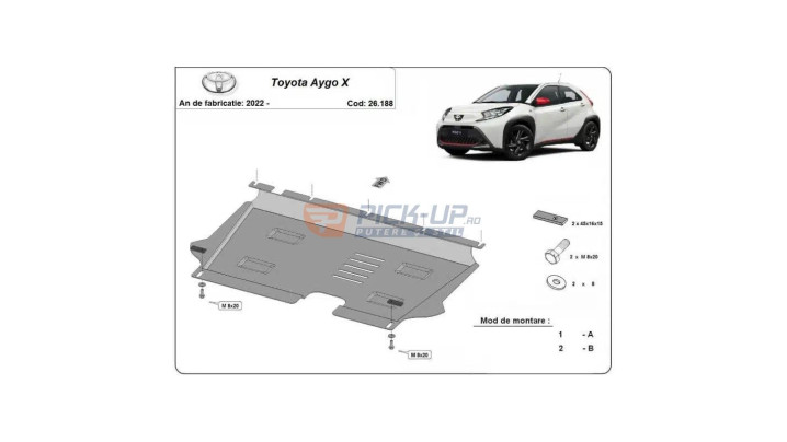 SCUT MOTOR 26.188 TOYOTA AYGO 2022+