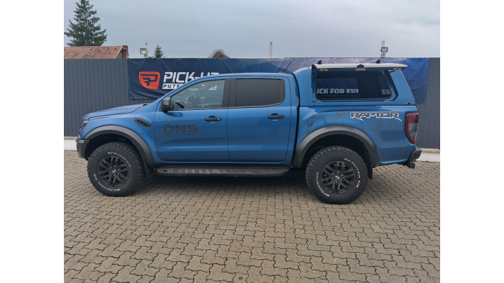 Canopy , tailgate assistance installed on Ford Ranger Raptor 2019