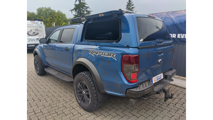 Canopy , tailgate assistance installed on Ford Ranger Raptor 2019