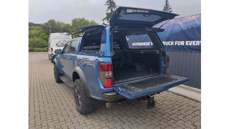 Canopy , tailgate assistance installed on Ford Ranger Raptor 2019